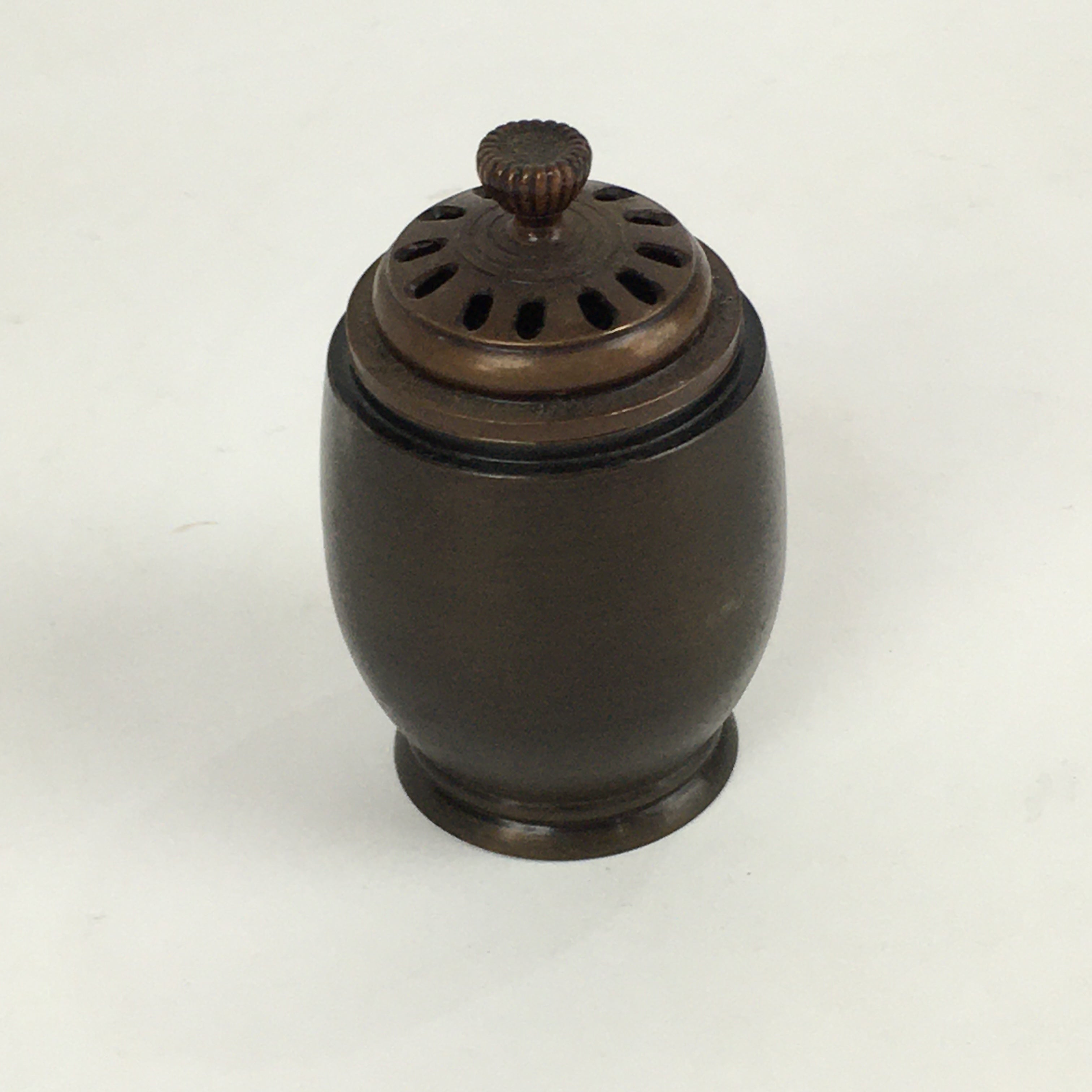 Japanese Buddhist Altar Fitting Copper Incense Burner Vtg Koro Butsugu BU657