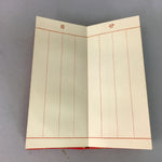 Japanese Buddhist Altar Fitting Family Death Register Vtg Kakocho Note Book BU15