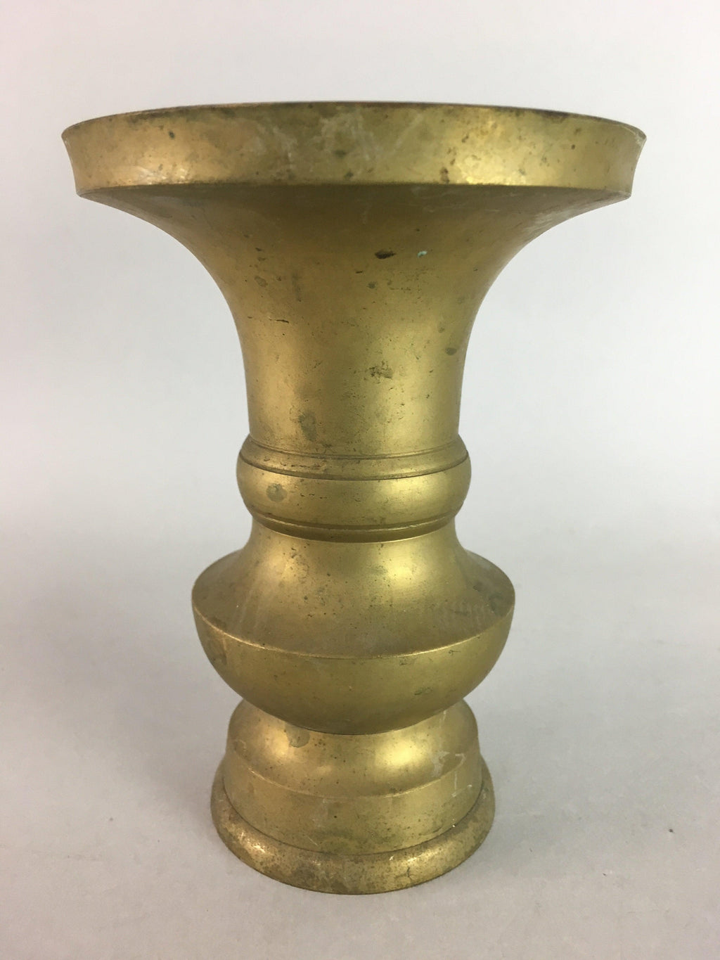 Japanese Buddhist Altar Fitting Flower Stand Vase Vtg Brass Butsudan B906