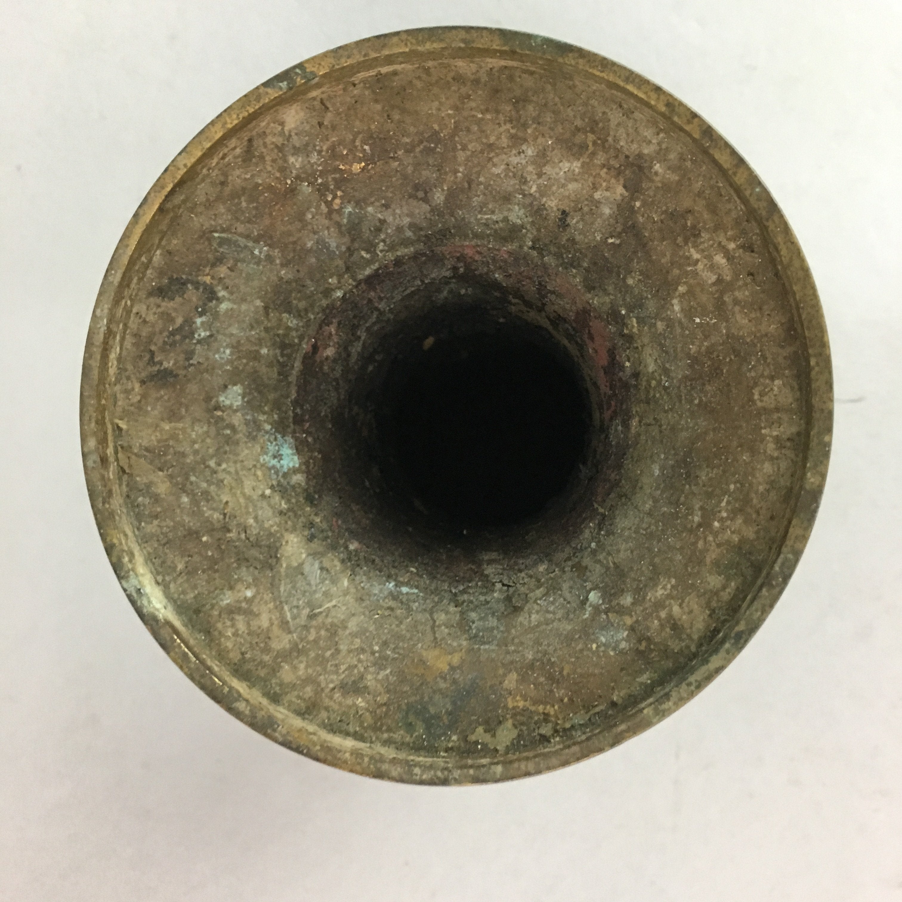 Japanese Buddhist Altar Fitting Flower Stand Vase Vtg Brass Butsudan B906
