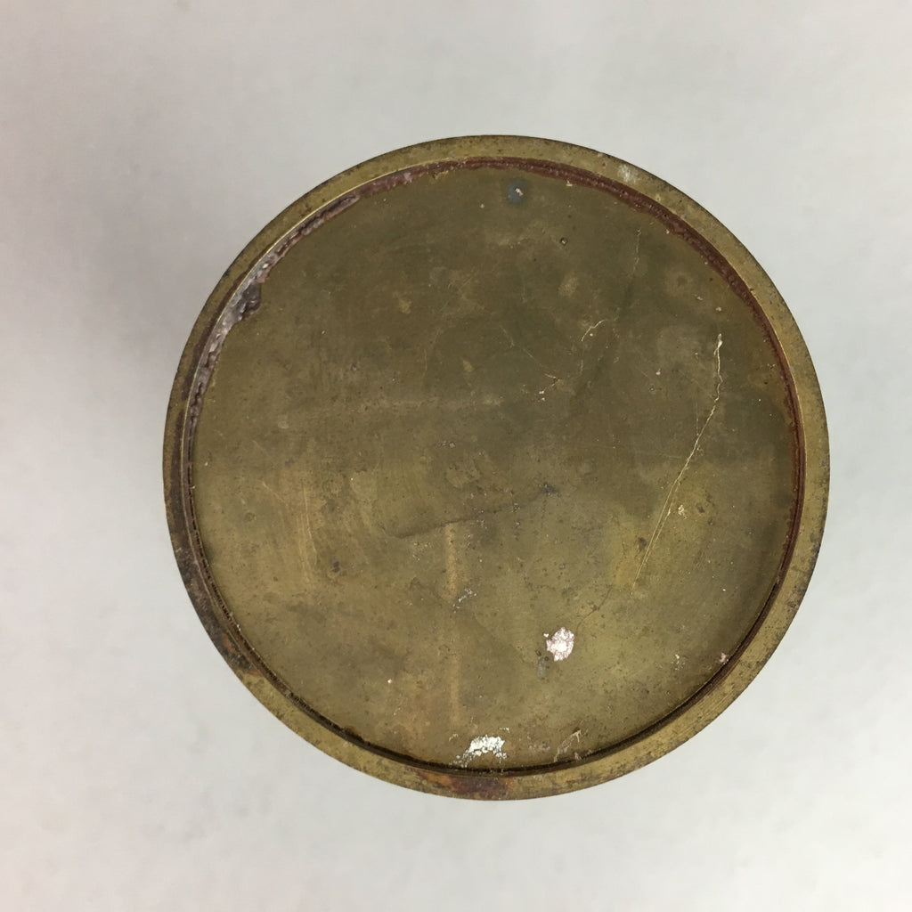 Japanese Buddhist Altar Fitting Flower Stand Vase Vtg Brass Butsudan B906