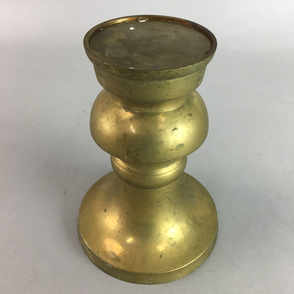 Japanese Buddhist Altar Fitting Flower Stand Vase Vtg Brass Butsudan B906