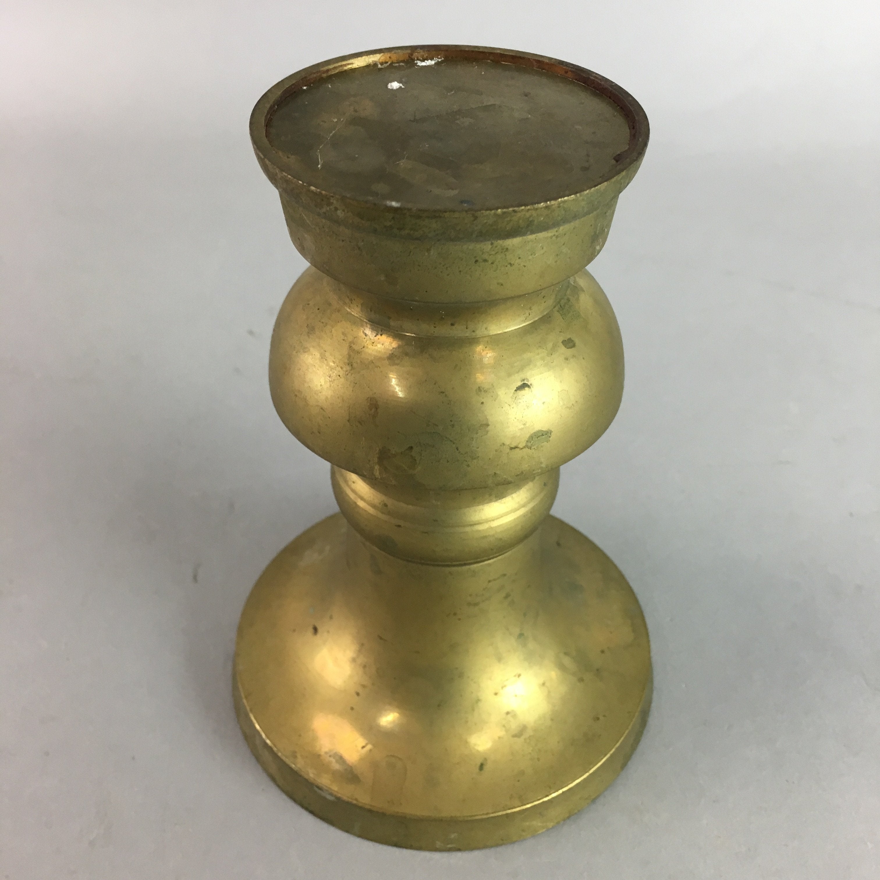 Japanese Buddhist Altar Fitting Flower Stand Vase Vtg Brass Butsudan B906