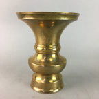 Japanese Buddhist Altar Fitting Flower Stand Vase Vtg Brass Butsudan BU176