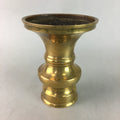 Japanese Buddhist Altar Fitting Flower Stand Vase Vtg Brass Butsudan BU176