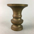 Japanese Buddhist Altar Fitting Flower Stand Vase Vtg Brass Butsudan BU177