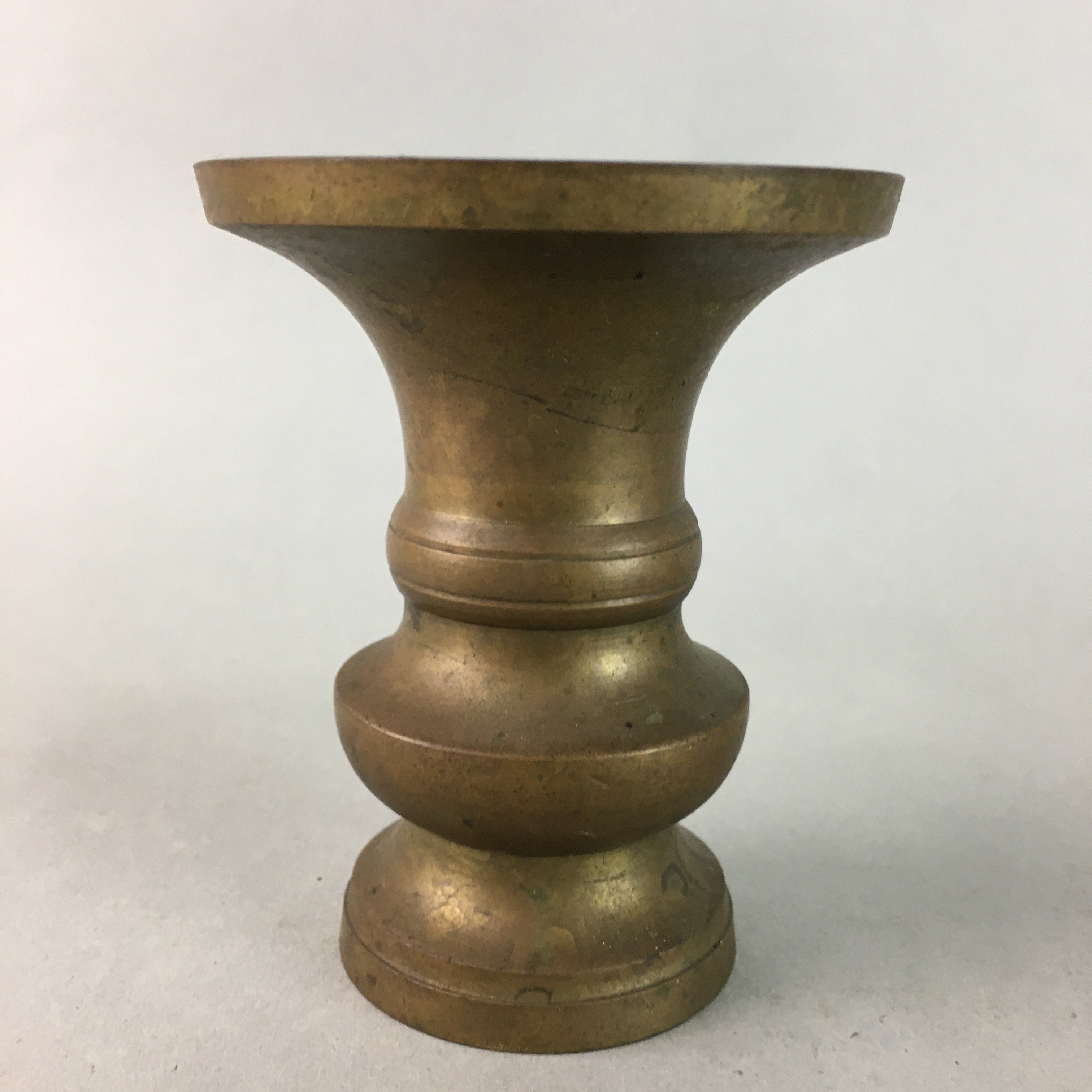 Japanese Buddhist Altar Fitting Flower Stand Vase Vtg Brass Butsudan BU177