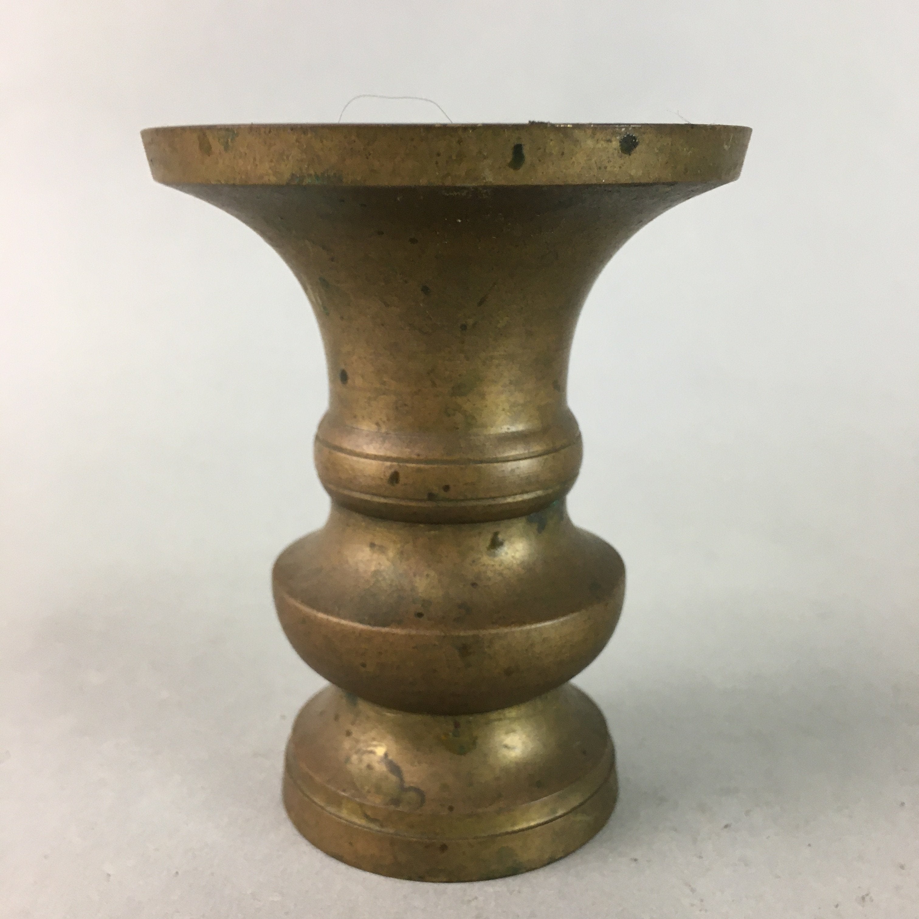 Japanese Buddhist Altar Fitting Flower Stand Vase Vtg Brass Butsudan BU177