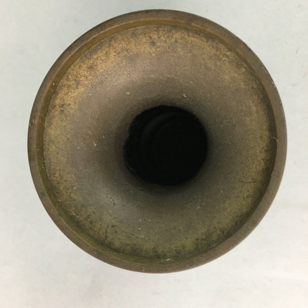 Japanese Buddhist Altar Fitting Flower Stand Vase Vtg Brass Butsudan BU177