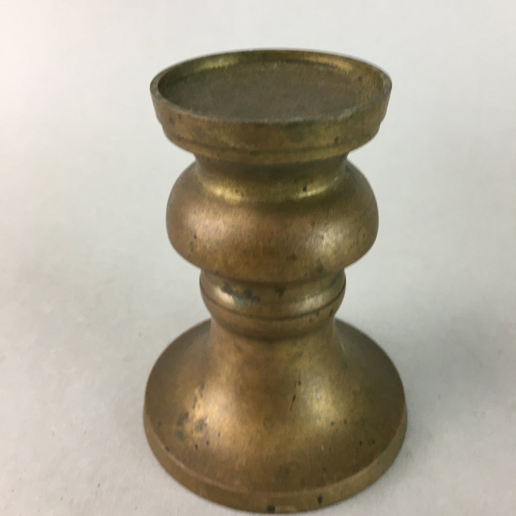 Japanese Buddhist Altar Fitting Flower Stand Vase Vtg Brass Butsudan BU177