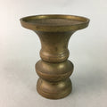 Japanese Buddhist Altar Fitting Flower Stand Vase Vtg Brass Butsudan BU177