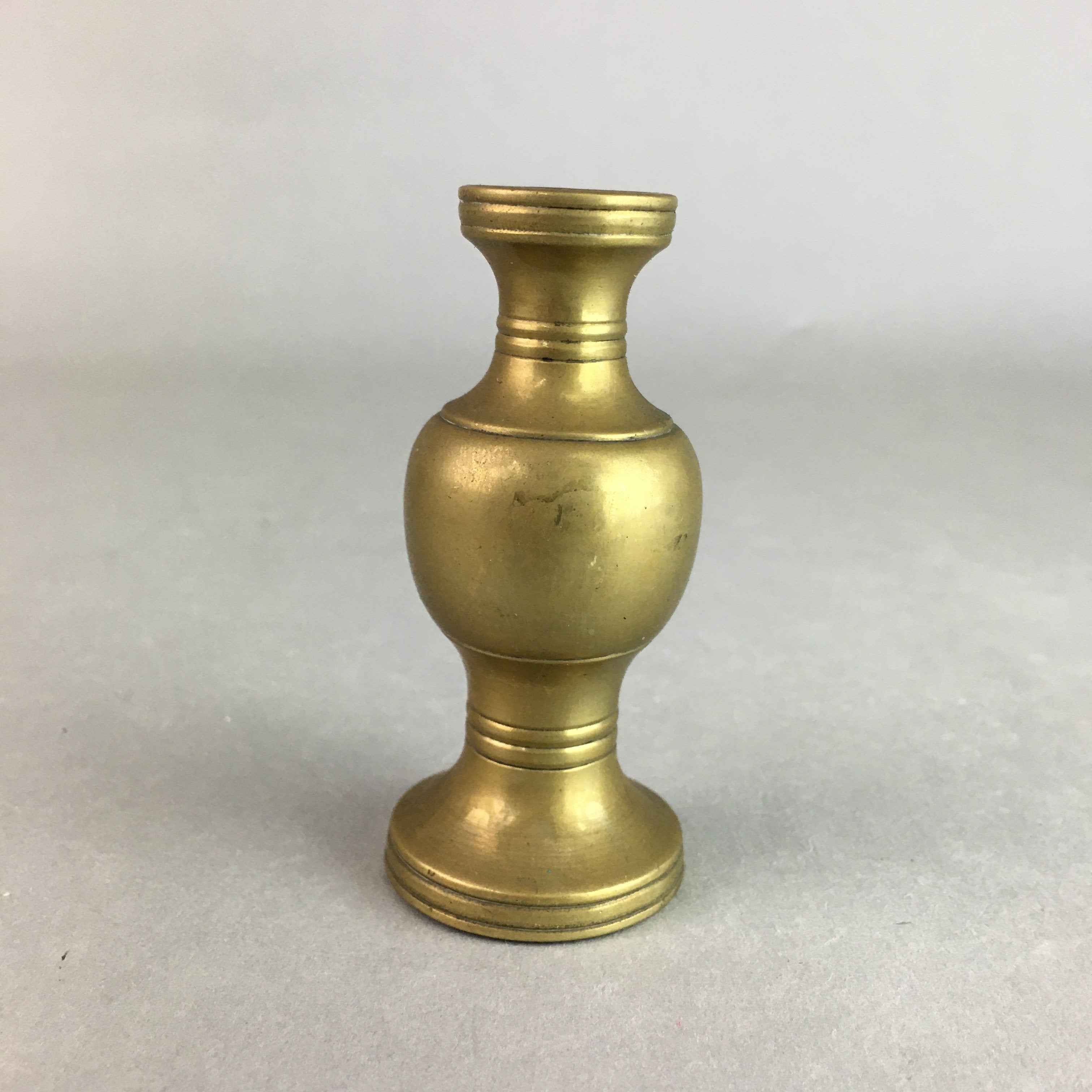 Japanese Buddhist Altar Fitting Flower Stand Vase Vtg Brass Butsudan BU192