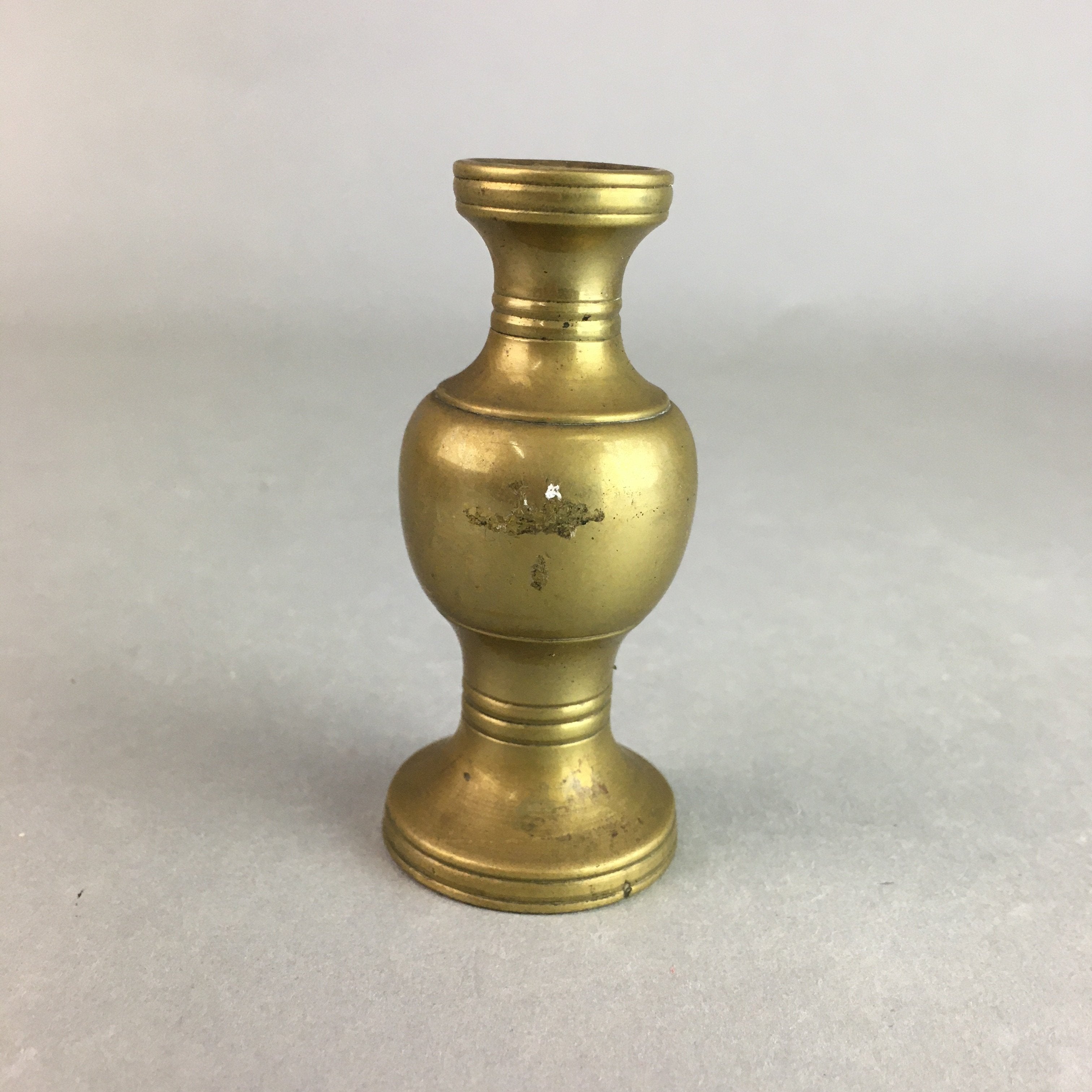 Japanese Buddhist Altar Fitting Flower Stand Vase Vtg Brass Butsudan BU192