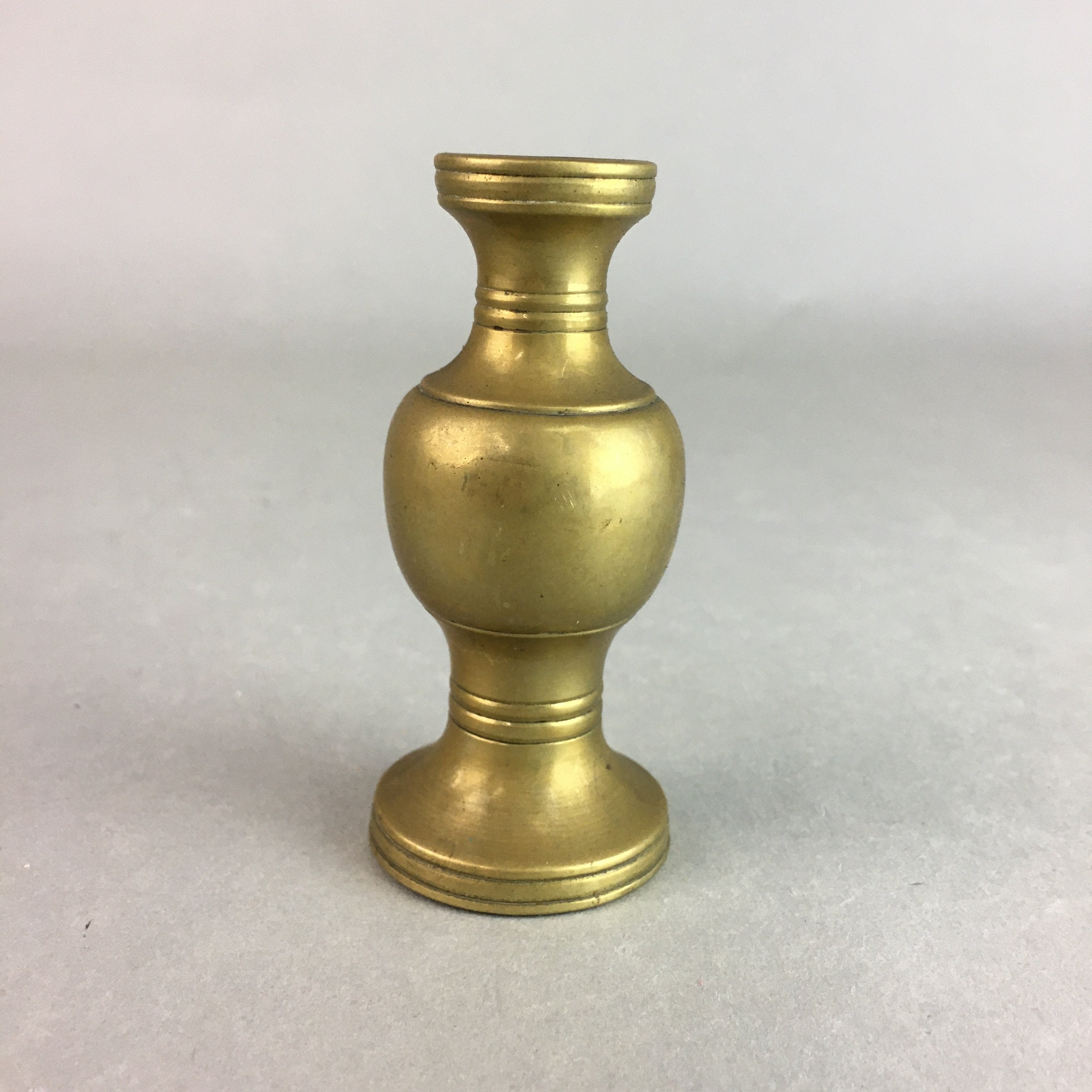 Japanese Buddhist Altar Fitting Flower Stand Vase Vtg Brass Butsudan BU192