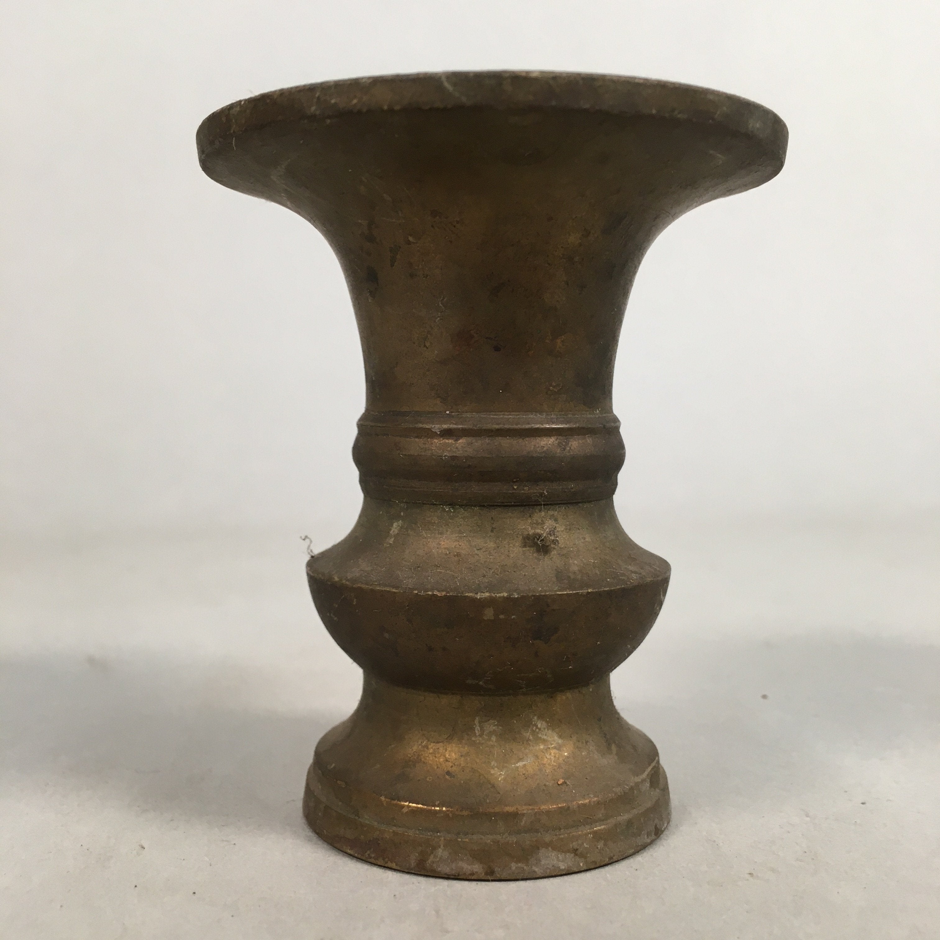 Japanese Buddhist Altar Fitting Flower Stand Vase Vtg Brass Butsudan BU237