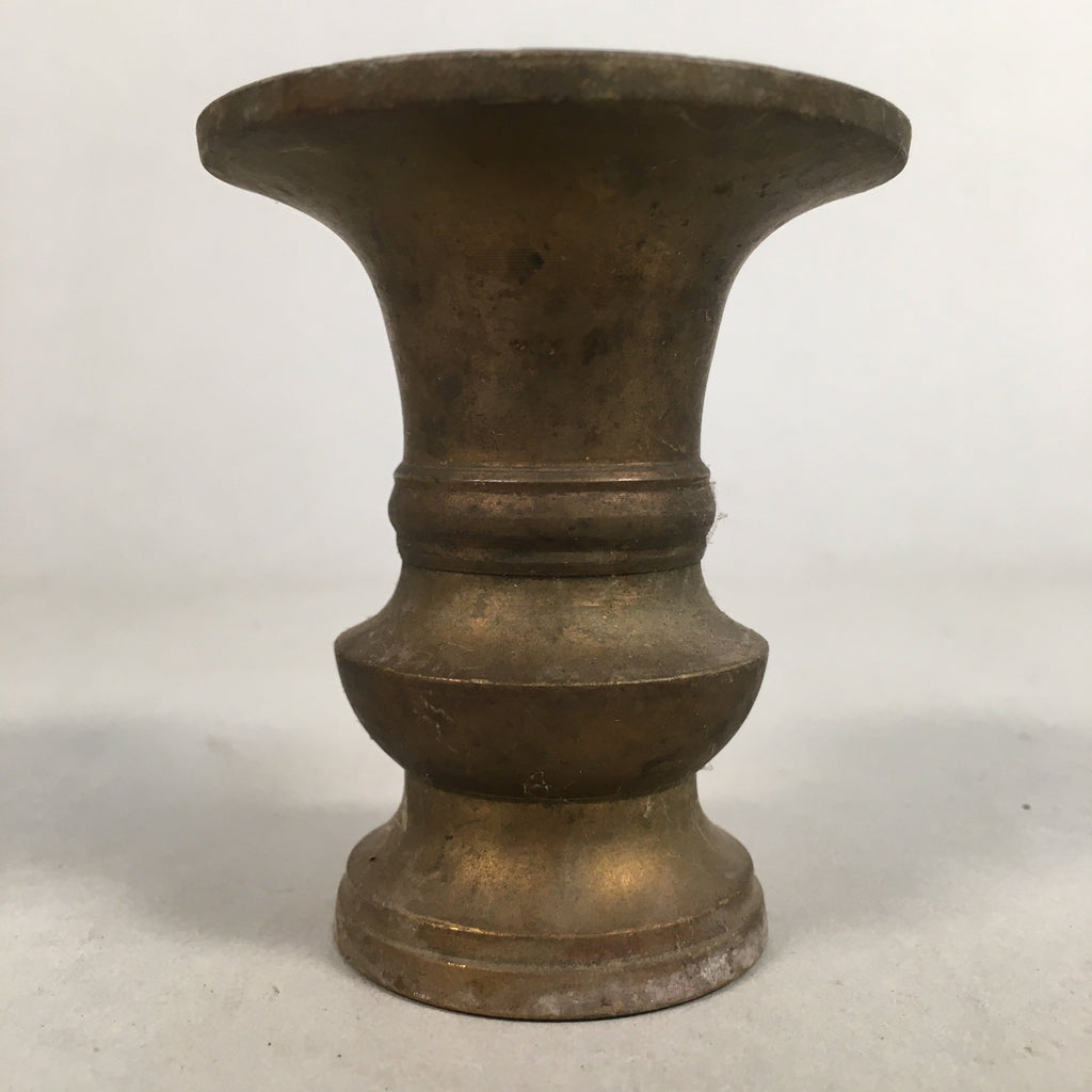 Japanese Buddhist Altar Fitting Flower Stand Vase Vtg Brass Butsudan BU237