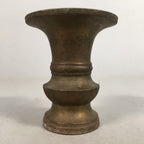 Japanese Buddhist Altar Fitting Flower Stand Vase Vtg Brass Butsudan BU237