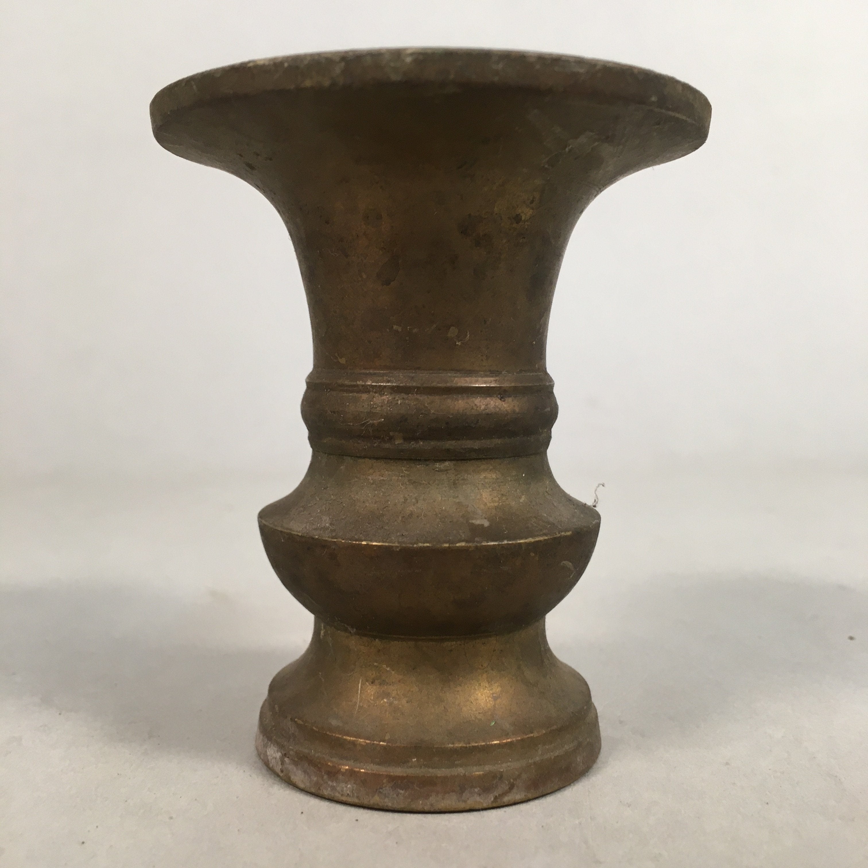Japanese Buddhist Altar Fitting Flower Stand Vase Vtg Brass Butsudan BU237