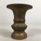 Japanese Buddhist Altar Fitting Flower Stand Vase Vtg Brass Butsudan BU237
