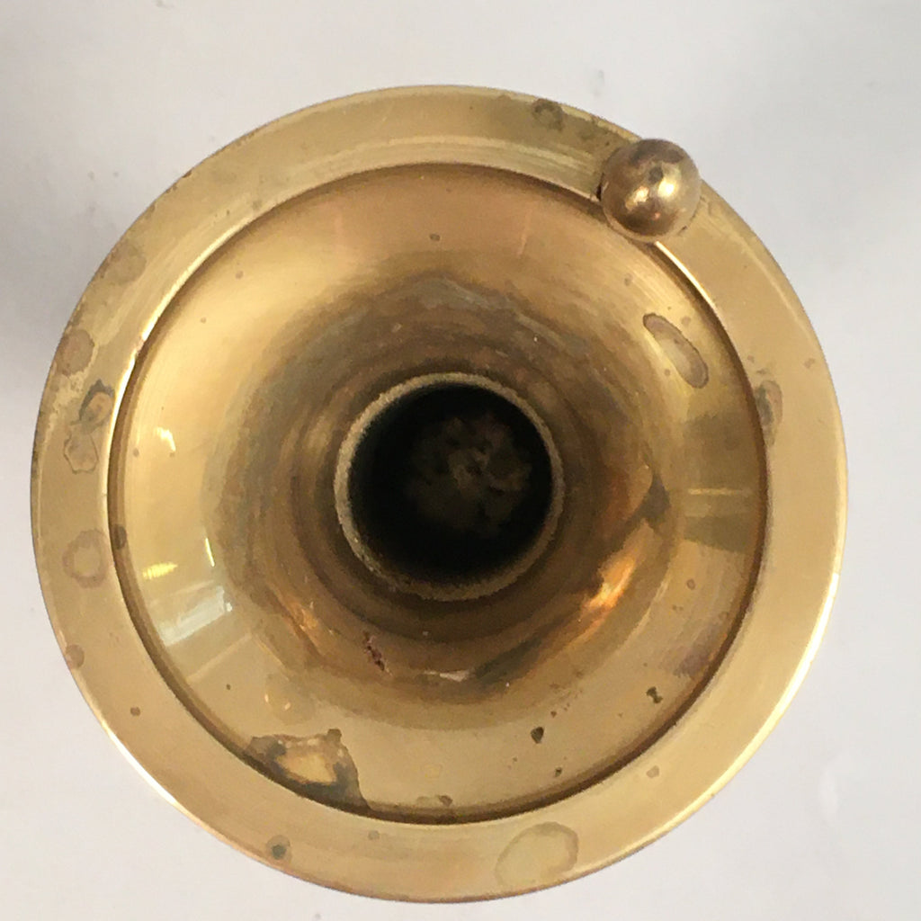 Japanese Buddhist Altar Fitting Flower Stand Vase Vtg Brass Butsudan BU243