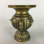 Japanese Buddhist Altar Fitting Flower Stand Vase Vtg Brass Gold Butsudan B998