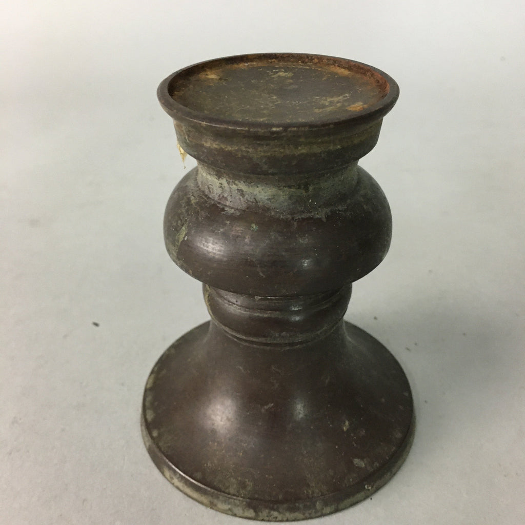 Japanese Buddhist Altar Fitting Flower Stand Vase Vtg Bronze Butsudan BU144