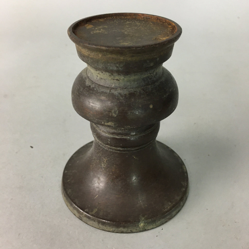 Japanese Buddhist Altar Fitting Flower Stand Vase Vtg Bronze Butsudan BU144