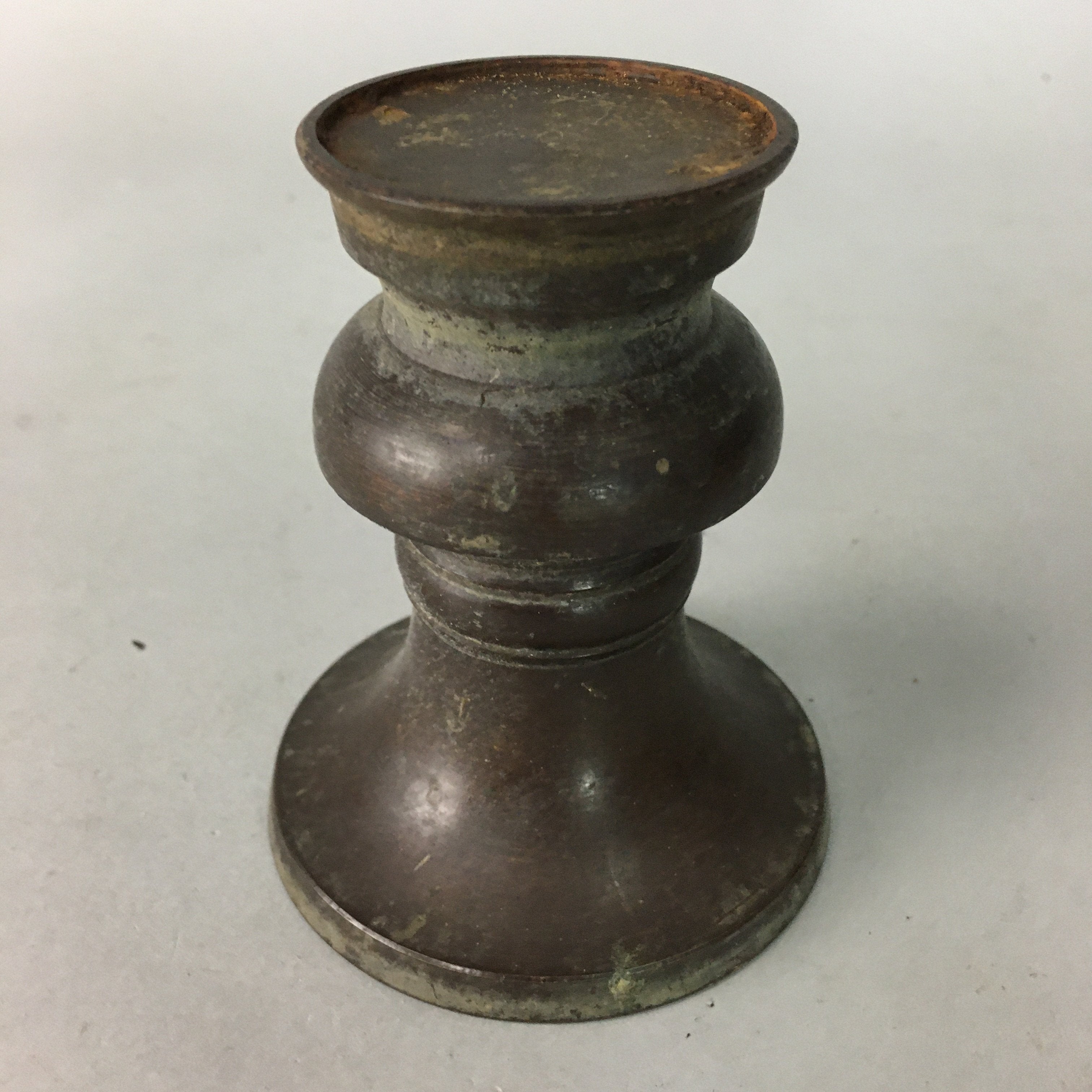 Japanese Buddhist Altar Fitting Flower Stand Vase Vtg Bronze Butsudan BU144