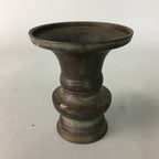 Japanese Buddhist Altar Fitting Flower Stand Vase Vtg Bronze Butsudan BU144