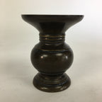 Japanese Buddhist Altar Fitting Flower Stand Vase Vtg Bronze Butsudan BU518