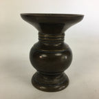 Japanese Buddhist Altar Fitting Flower Stand Vase Vtg Bronze Butsudan BU518