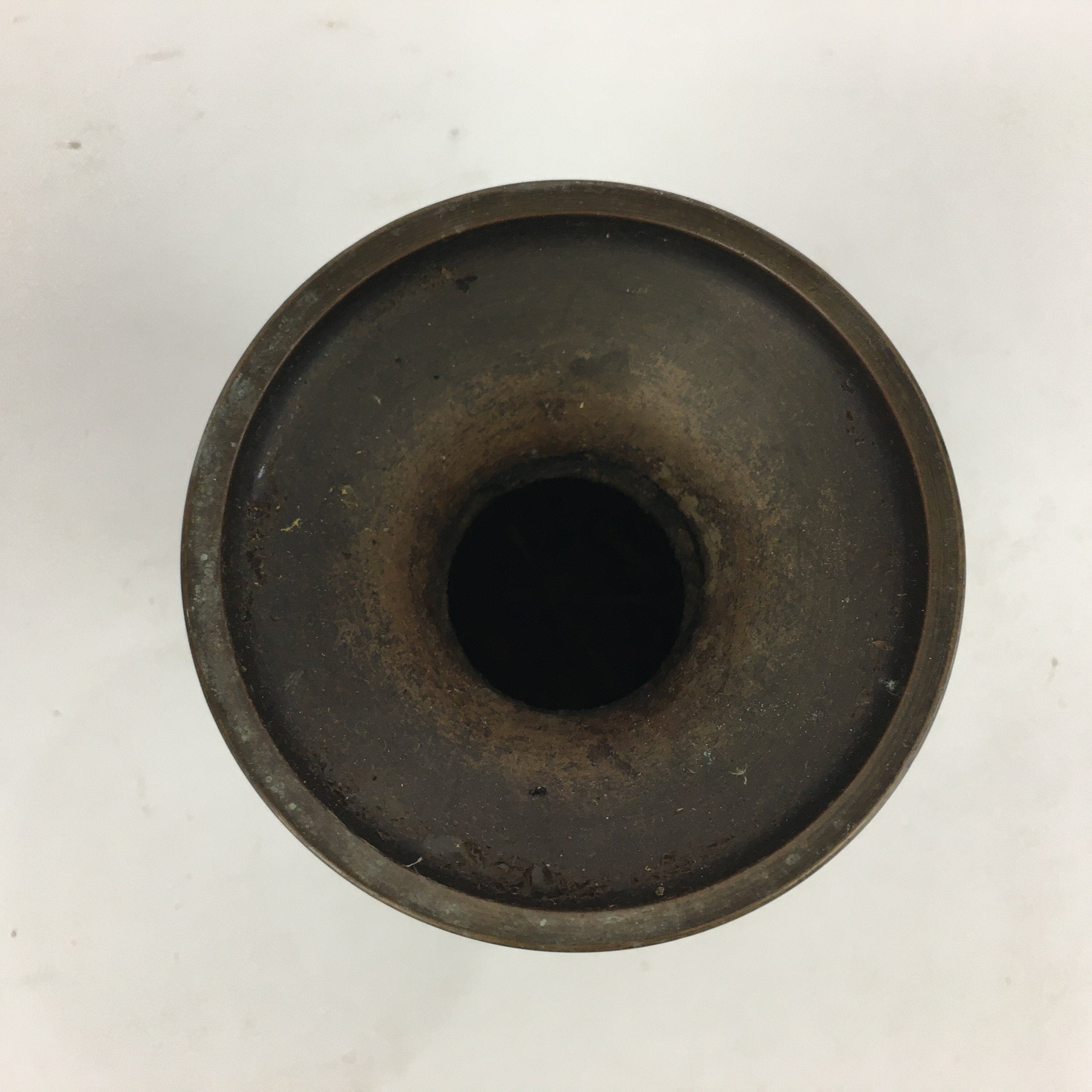 Japanese Buddhist Altar Fitting Flower Stand Vase Vtg Bronze Butsudan BU518