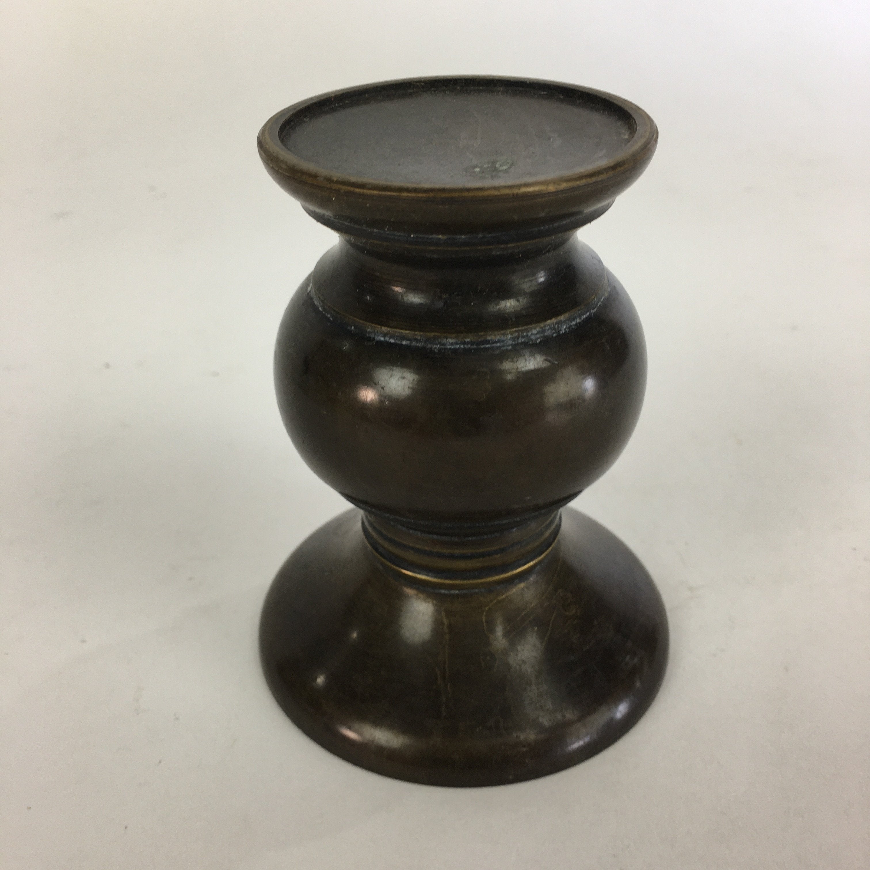 Japanese Buddhist Altar Fitting Flower Stand Vase Vtg Bronze Butsudan BU518