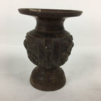 Japanese Buddhist Altar Fitting Flower Stand Vase Vtg Bronze Butsudan BU578