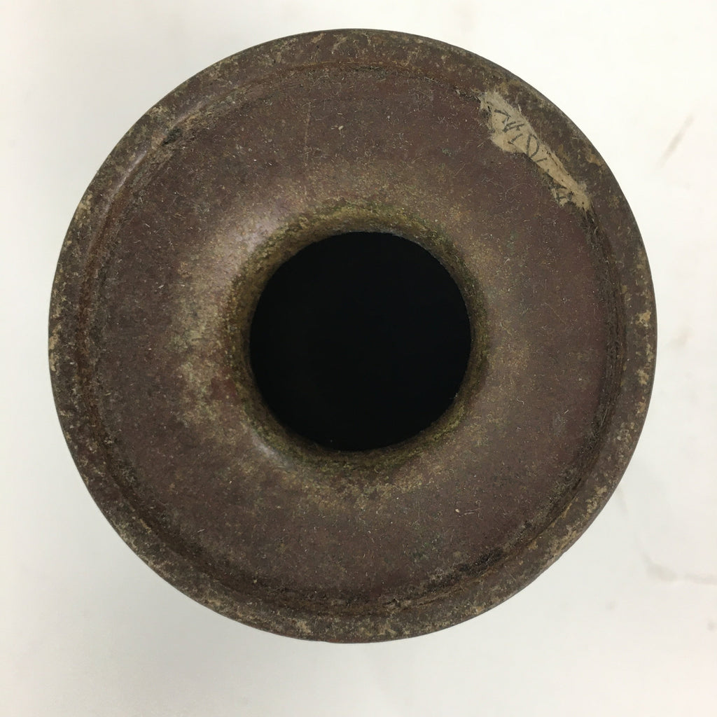Japanese Buddhist Altar Fitting Flower Stand Vase Vtg Bronze Butsudan BU578