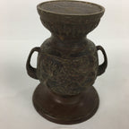 Japanese Buddhist Altar Fitting Flower Stand Vase Vtg Bronze Butsudan BU578