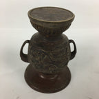 Japanese Buddhist Altar Fitting Flower Stand Vase Vtg Bronze Butsudan BU578