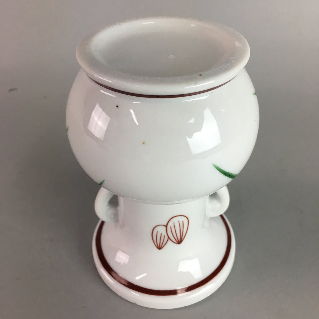 Japanese Buddhist Altar Fitting Flower Stand Vase Vtg Porcelain Butsudan FV733