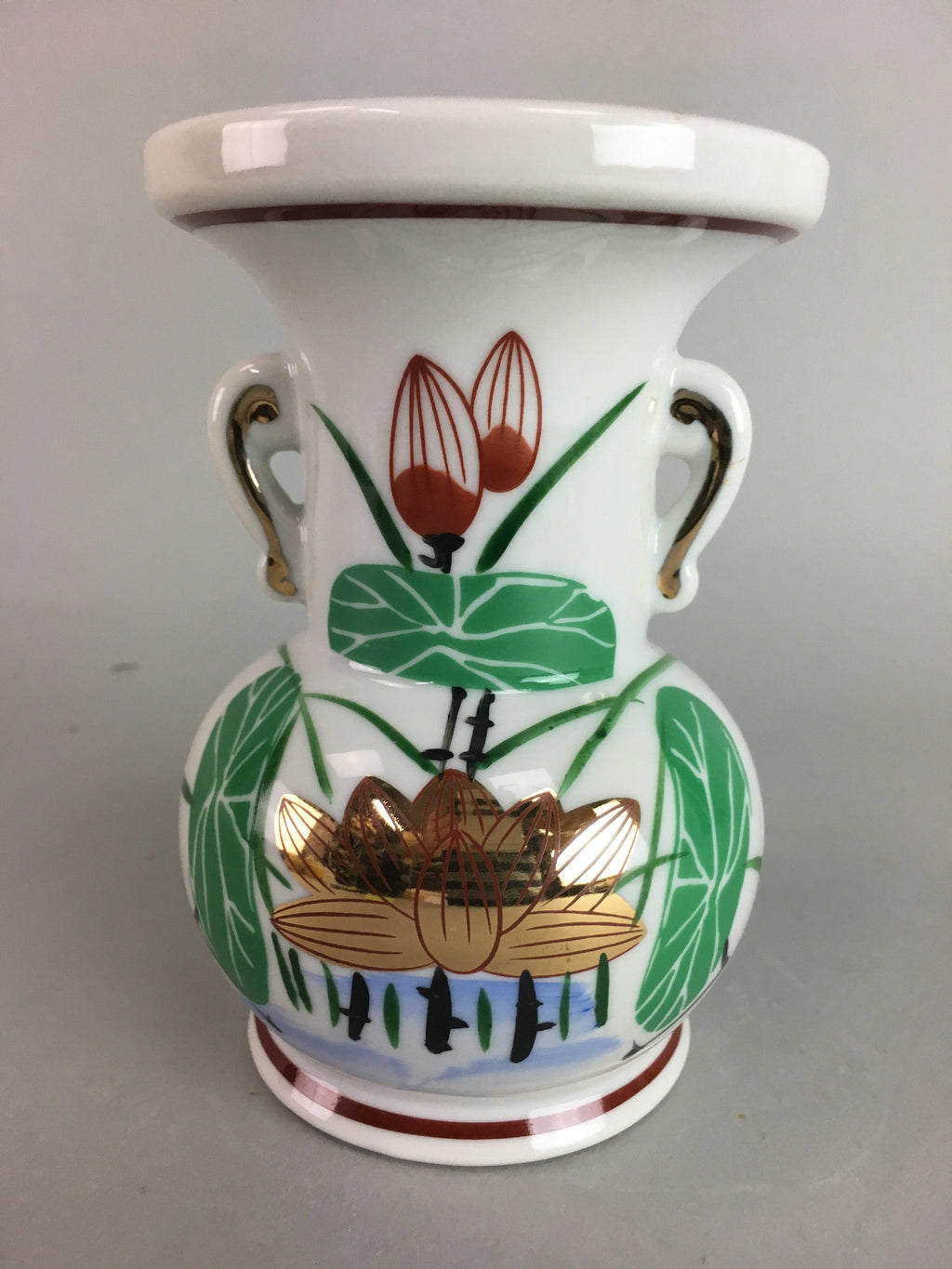 Japanese Buddhist Altar Fitting Flower Stand Vase Vtg Porcelain Butsudan FV733