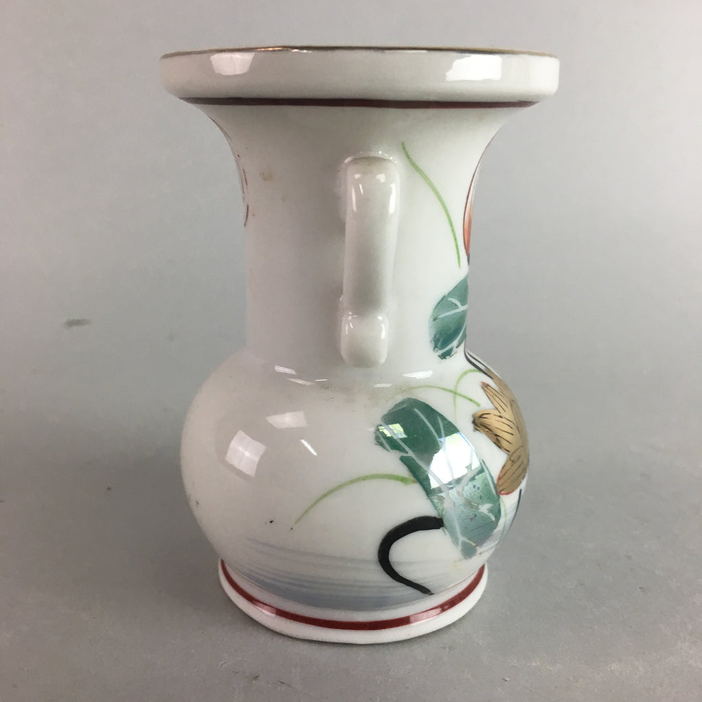 Japanese Buddhist Altar Fitting Flower Stand Vase Vtg Porcelain Butsudan FV738