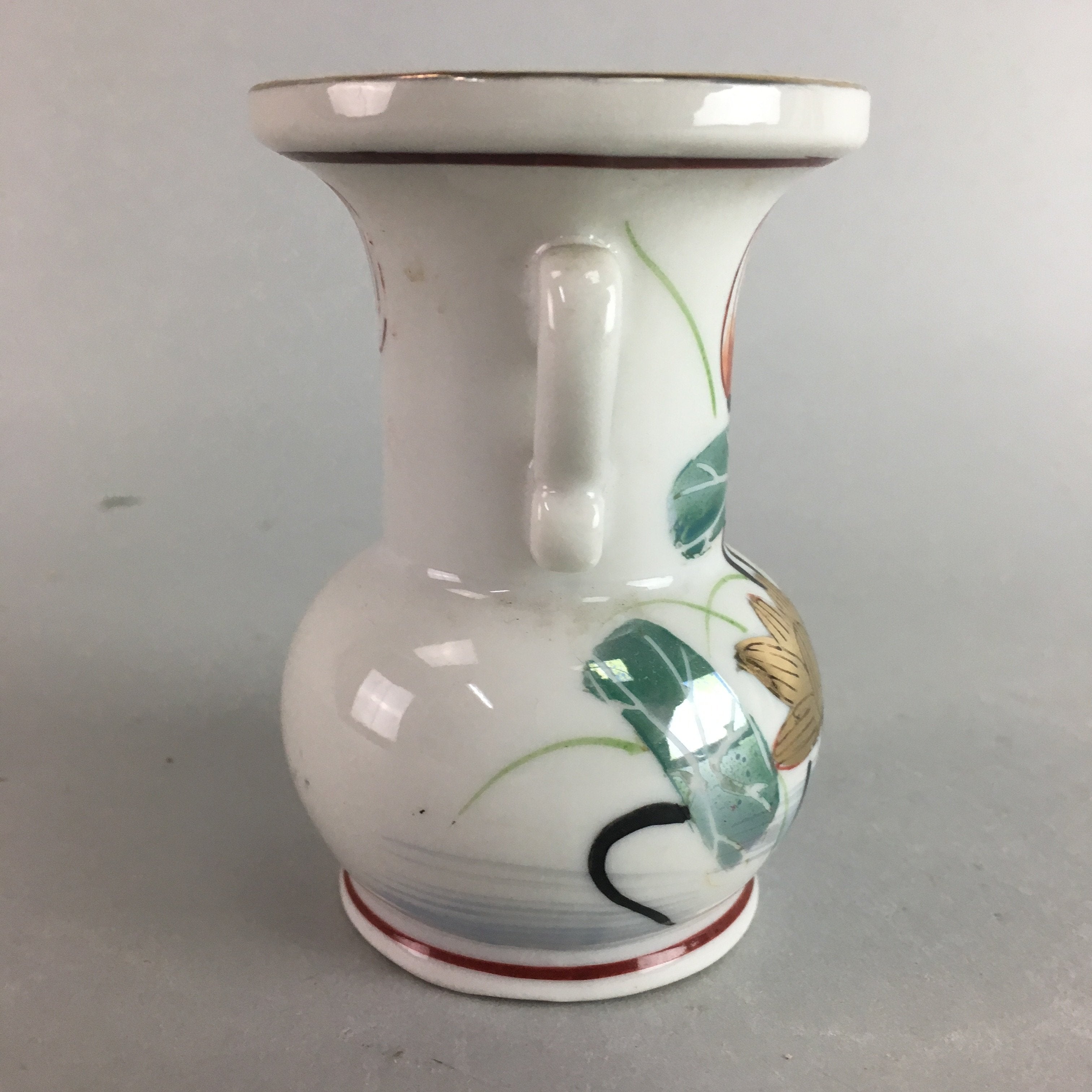 Japanese Buddhist Altar Fitting Flower Stand Vase Vtg Porcelain Butsudan FV738