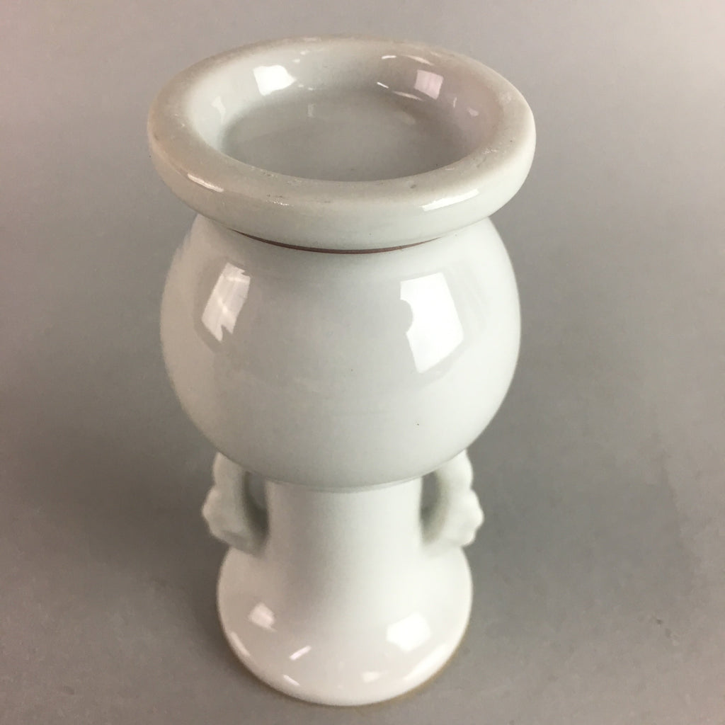 Japanese Buddhist Altar Fitting Flower Stand Vase Vtg Porcelain Butsudan MFV63