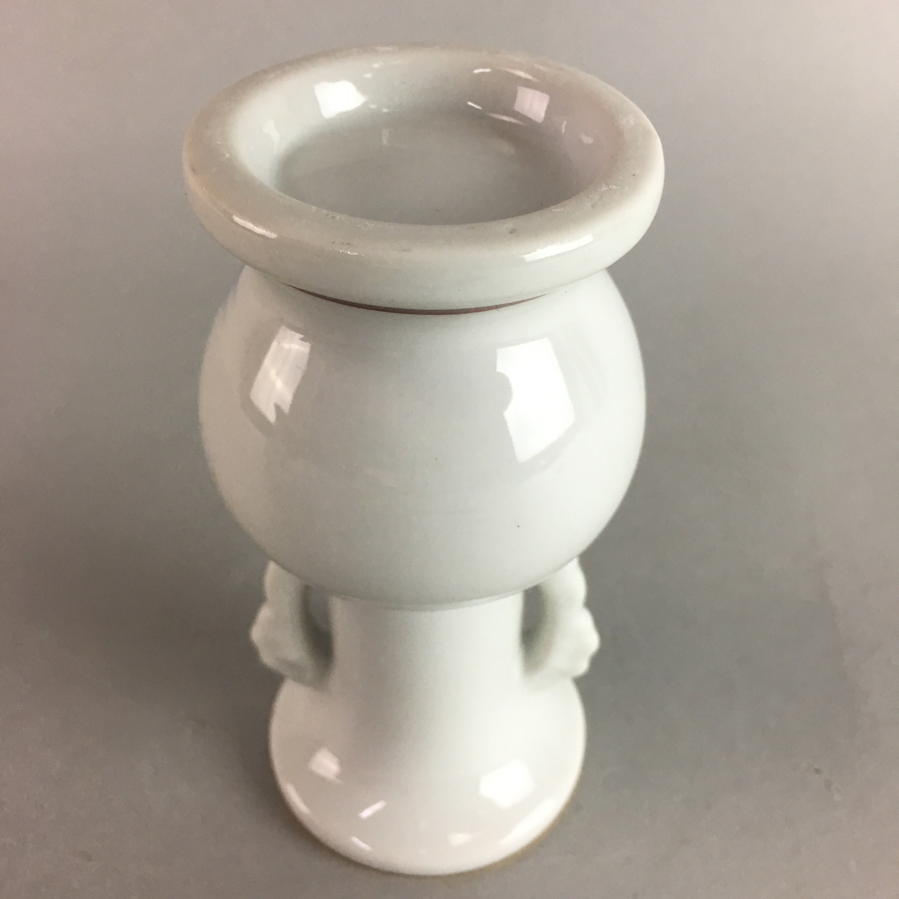 Japanese Buddhist Altar Fitting Flower Stand Vase Vtg Porcelain Butsudan MFV63