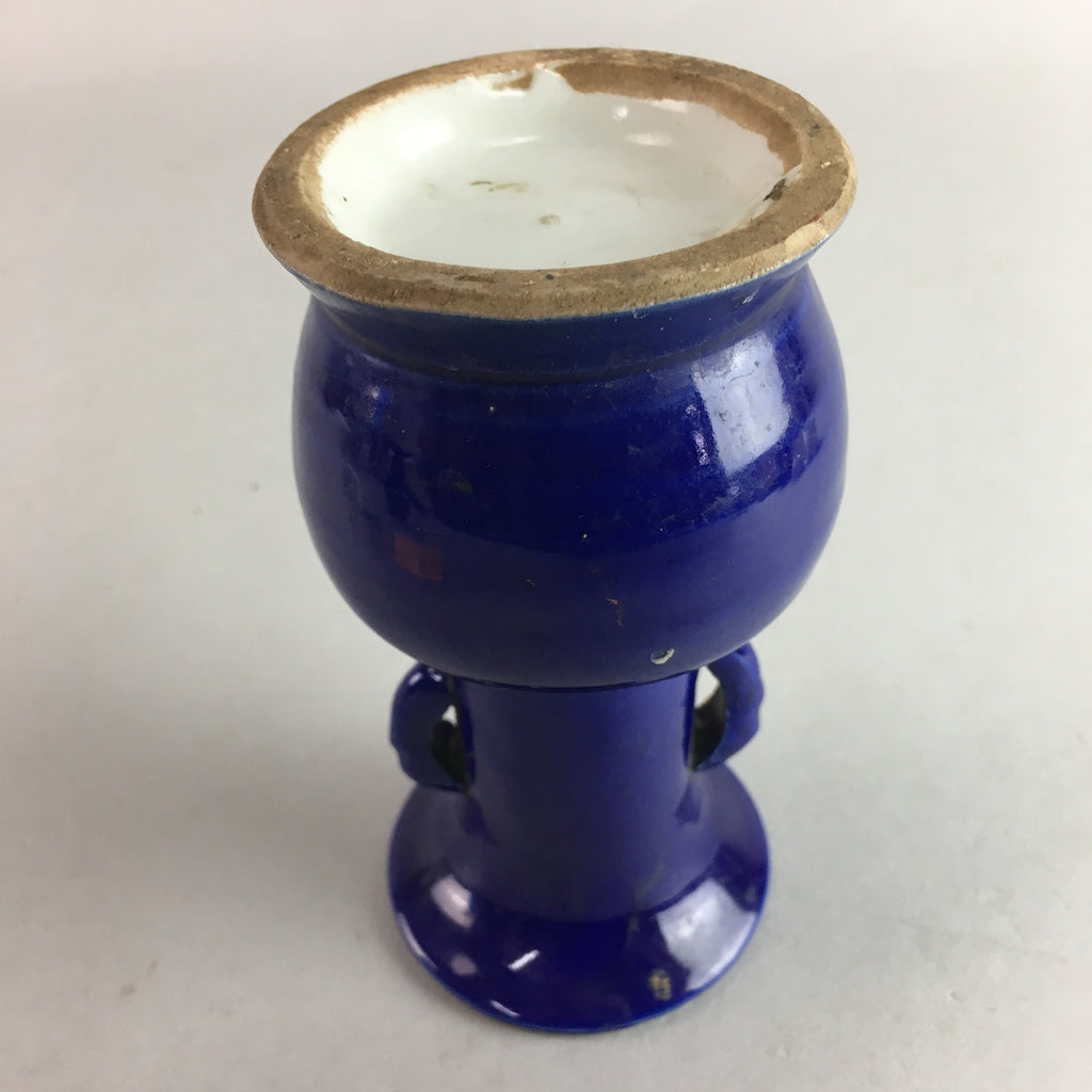 Japanese Buddhist Altar Fitting Flower Vase Vtg Porcelain Kabin Butsudan B877