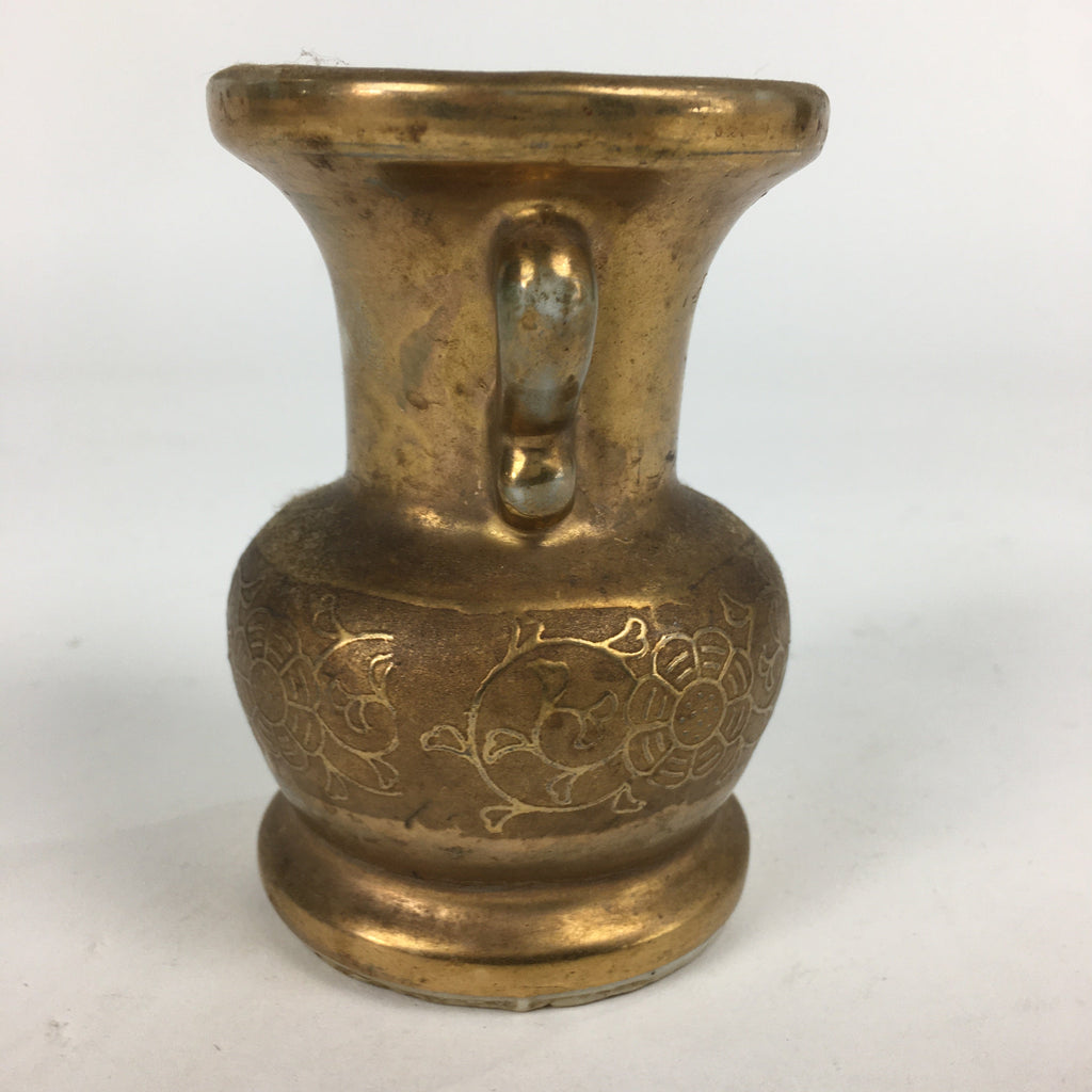 Japanese Buddhist Altar Fitting Flower Vase Vtg Porcelain Kabin Butsudan BU610