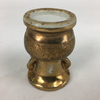 Japanese Buddhist Altar Fitting Flower Vase Vtg Porcelain Kabin Butsudan BU610