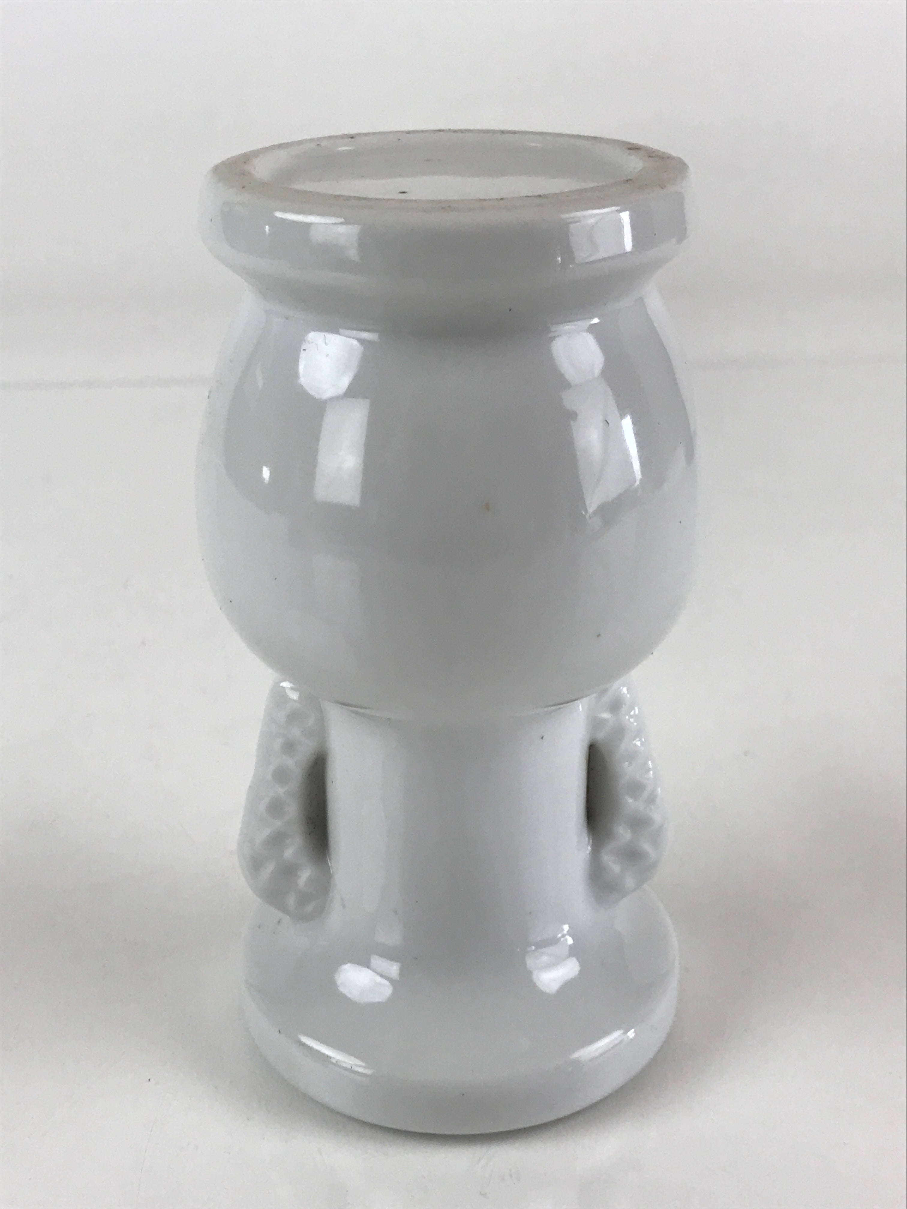 Japanese Buddhist Altar Fitting Flower Vase Vtg Porcelain Kabin Butsudan BU777
