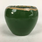 Japanese Buddhist Altar Fitting Incense Burner Vtg Koro Butsudan Green BU617