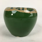 Japanese Buddhist Altar Fitting Incense Burner Vtg Koro Butsudan Green BU617