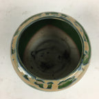 Japanese Buddhist Altar Fitting Incense Burner Vtg Koro Butsudan Green BU617
